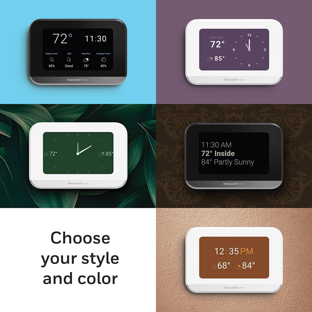 Honeywell Home X7B Smart Programmable Wi-Fi Thermostat with Humidity Monitoring